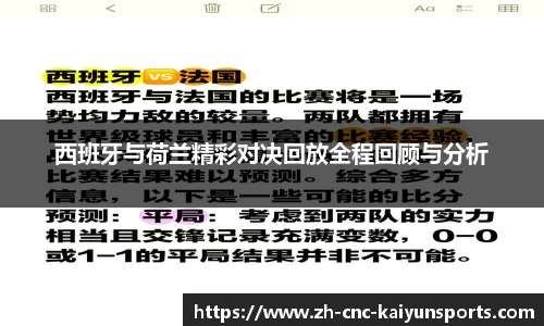 西班牙与荷兰精彩对决回放全程回顾与分析